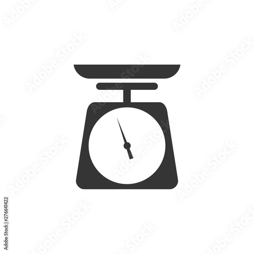 Weight scale icon symbol template black color editable. simple logo vector illustration for graphic and web design.