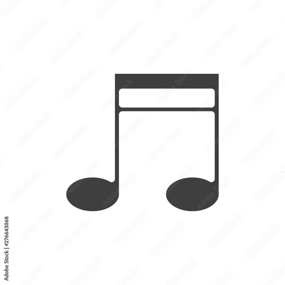 Music note icon symbol template black color editable. simple logo vector illustration for graphic and web design. Music note icon symbol template black color editable. simple logo vector illustration for graphic and web design.