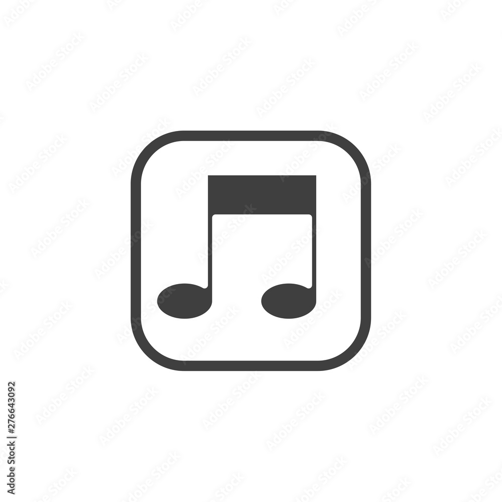 Music note icon symbol template black color editable. simple logo vector illustration for graphic and web design. Music note icon symbol template black color editable. simple logo vector illustration for graphic and web design.