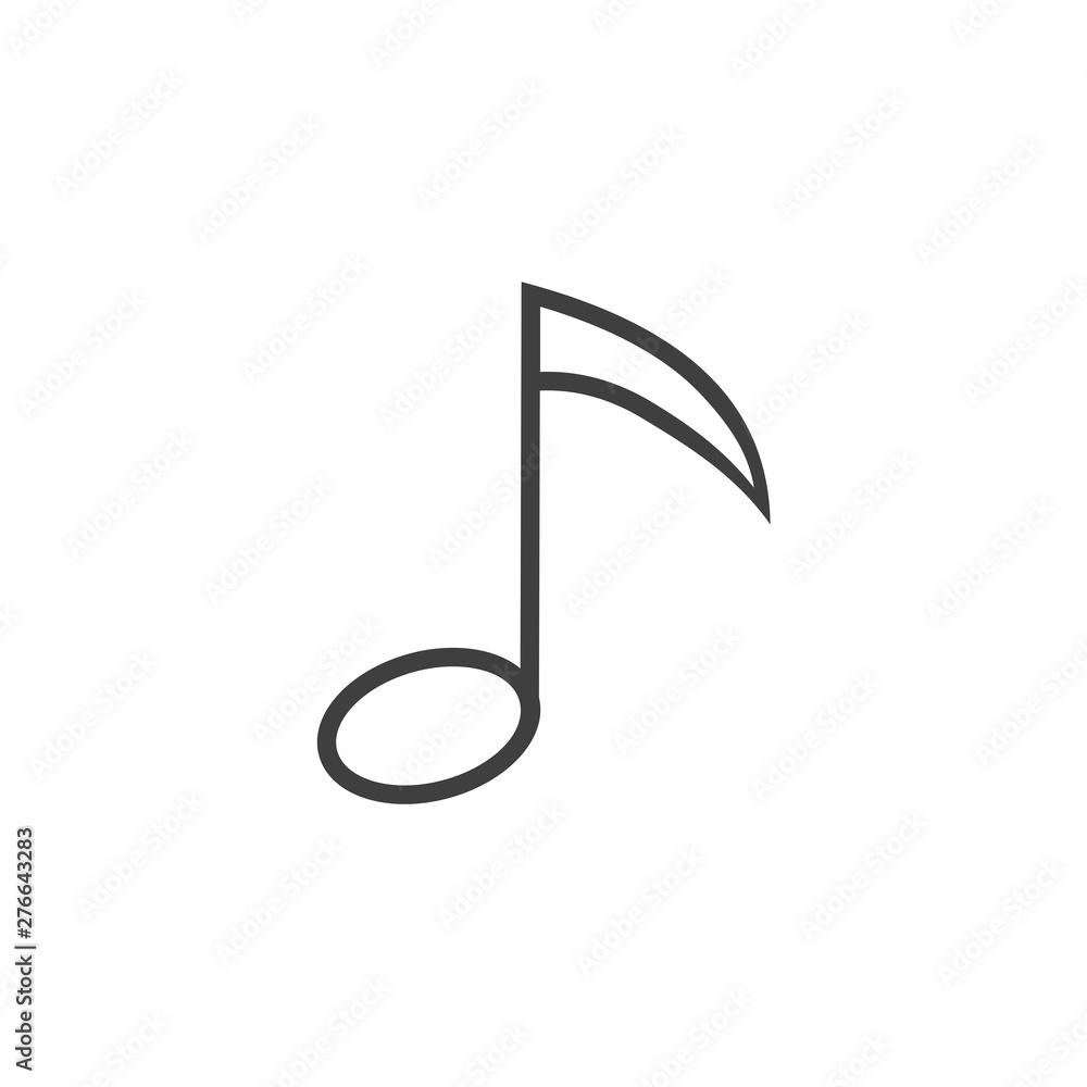 Music note icon symbol template black color editable. simple logo vector illustration for graphic and web design. Music note icon symbol template black color editable. simple logo vector illustration for graphic and web design.