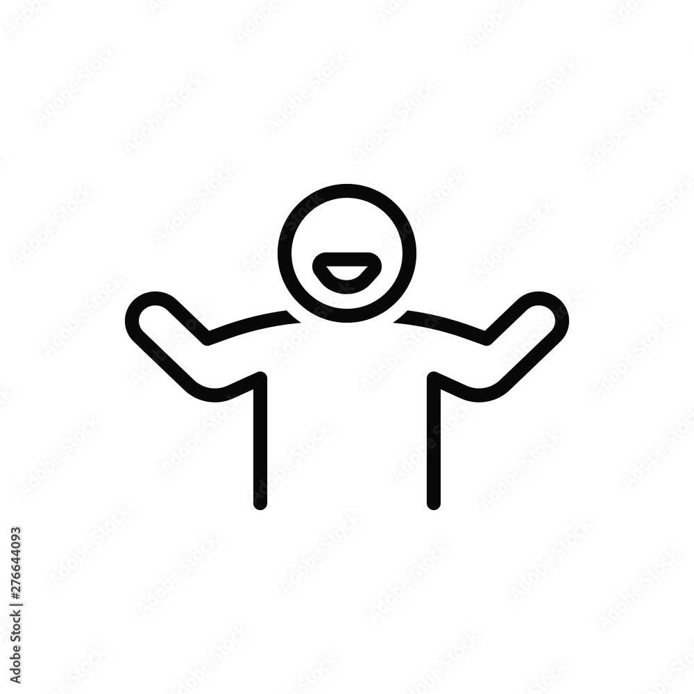 Black line icon for yeah Yes Black line icon for yeah Yes