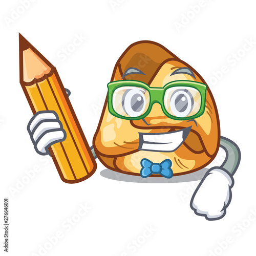 Student fusi istriani isolated with the character
