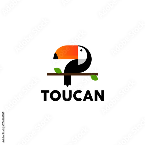 Toucan Logo Design Stock Images 