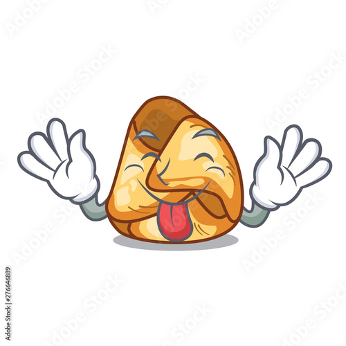 Tongue out fusi istriani in the cartoon shape