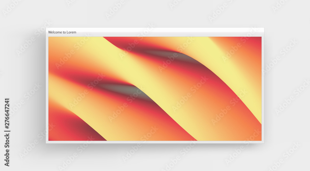 Naklejka premium Abstract background with dynamic effect. Optical illusion of distortion of space. Modern pattern. 3d vector illustration for design.