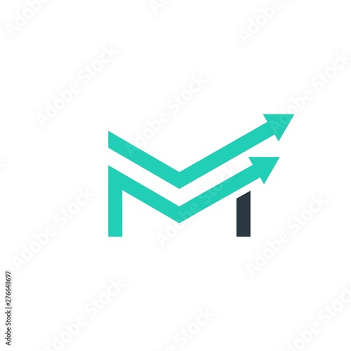 initial M with the form of an arrow
