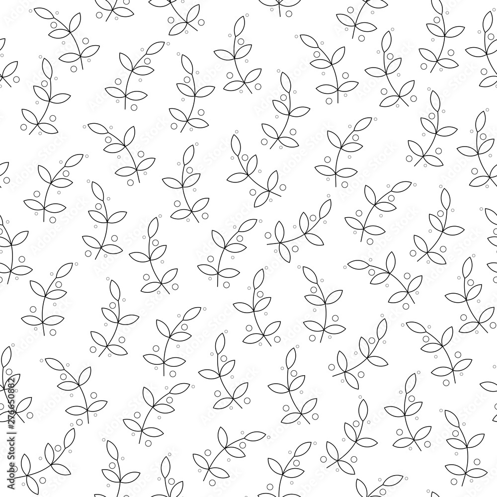 vector seamless floral leaf pattern vector seamless floral leaf pattern