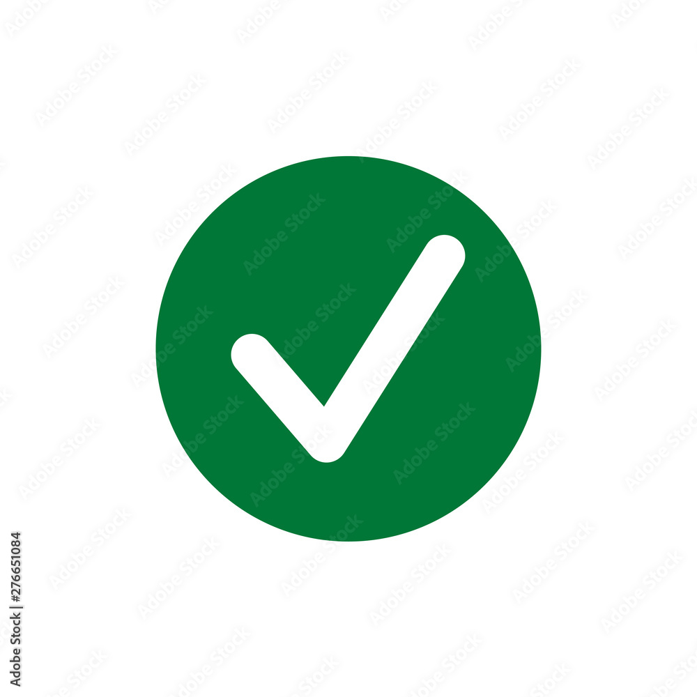 Cross and Check mark symbol icon vector Cross and Check mark symbol icon vector
