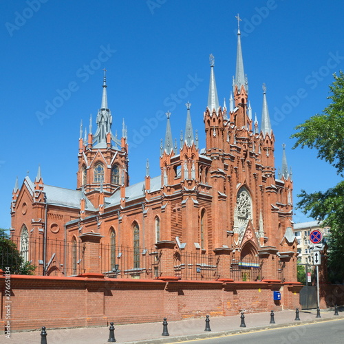 The Roman Catholic Cathedral of the Immaculate Conception of the blessed virgin Mary on Malaya Gruzinskaya street in Moscow, Russia