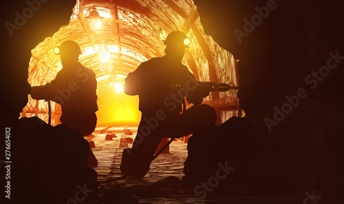 Miners. photo