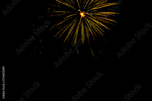 Wallpaper Mural Awesome isolated Festive fireworks on a dark background. Can be used as wallpaper or background Torontodigital.ca