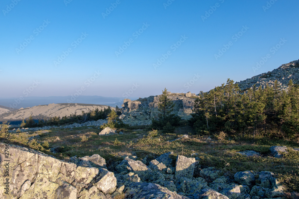 fantastic mountain landscape on a summer day fantastic mountain landscape on a summer day
