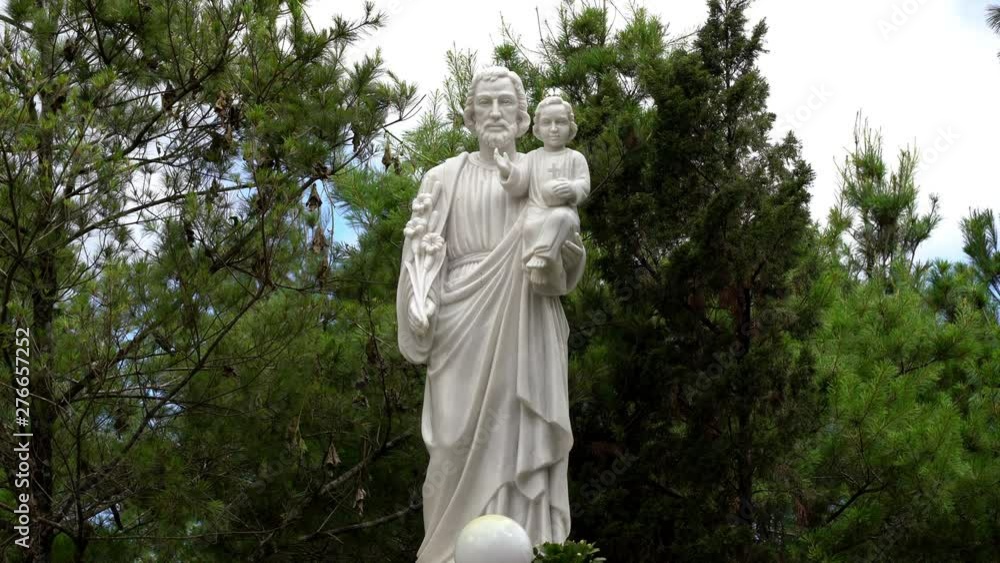 Christ statue in the Dalat Cathedral Christ statue in the Dalat Cathedral
