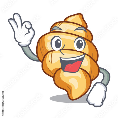 Okay gnocchi pasta above wooden cartoon table