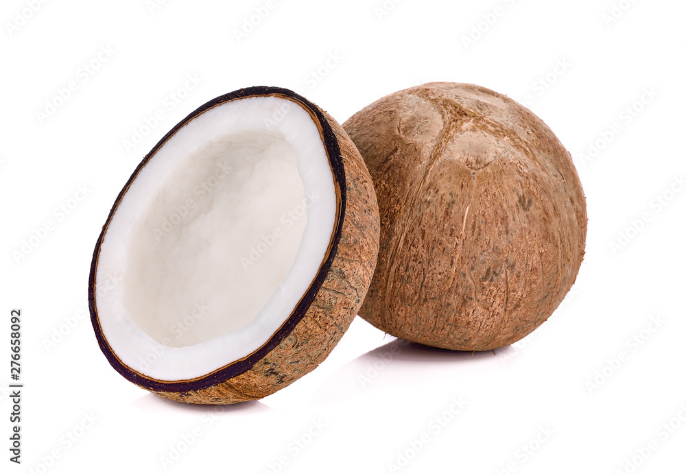 Coconut. Coconut isolated on white background