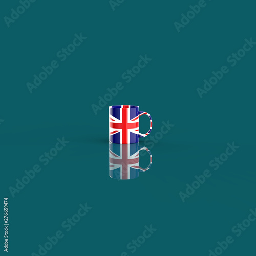 Photography Coffe cup concept - 3D Illustration
