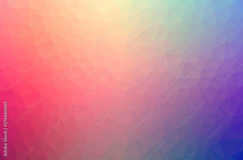 Obraz premium Illustration of abstract Red horizontal low poly background. Beautiful polygon design pattern.