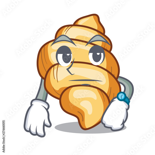 Waiting pasta gnocchi on the a cartoon