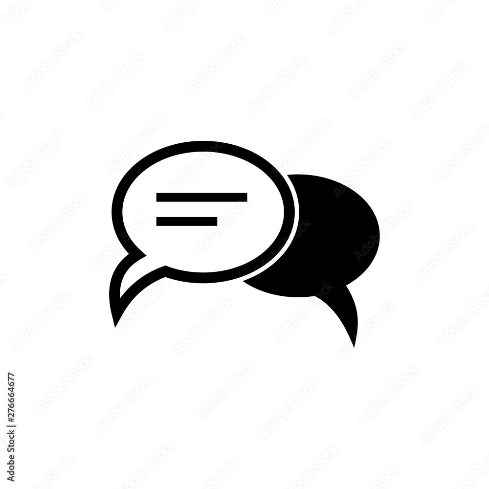 Chat symbol icon vector illustration Chat symbol icon vector illustration