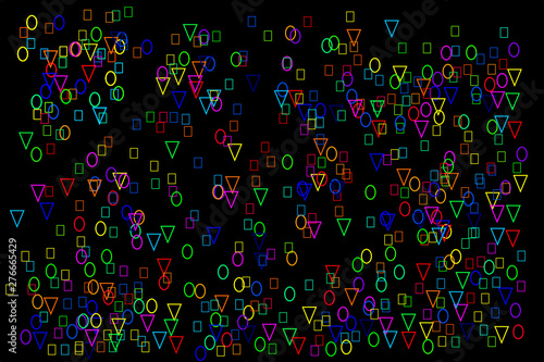 abstract background multi colors Geometry