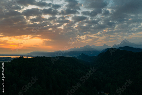 Sonnnenaufgang im Allgäu