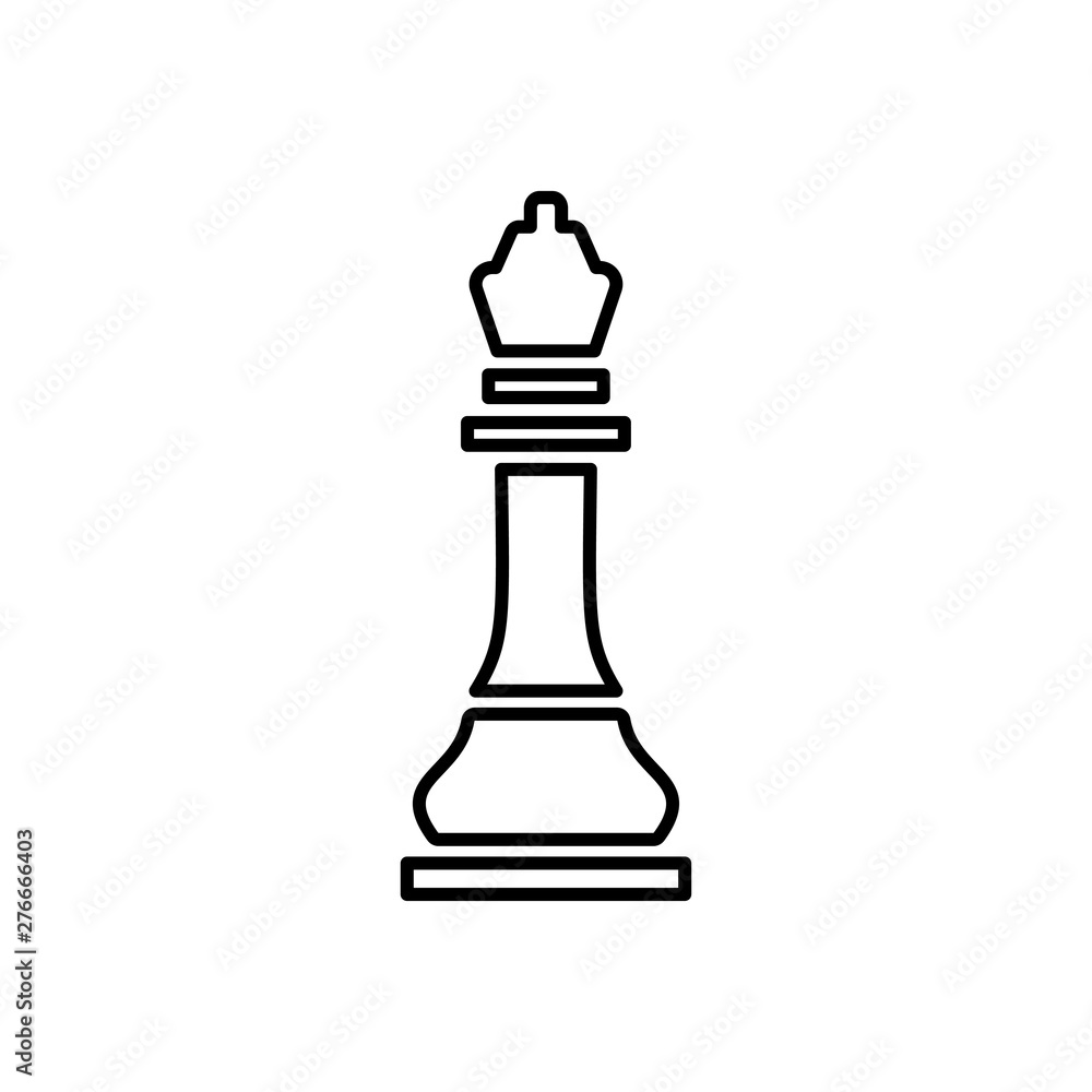 Chess symbol icon vector illustration Chess symbol icon vector illustration