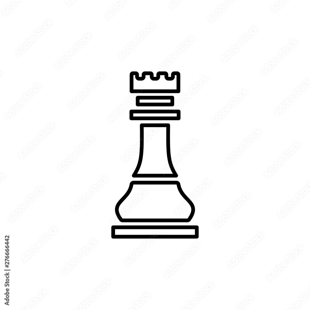 Chess symbol icon vector illustration Chess symbol icon vector illustration