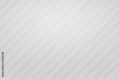 Vector Abstract white carbon fiber background, Kevlar seamless pattern wallpaper, white modern geometric texture