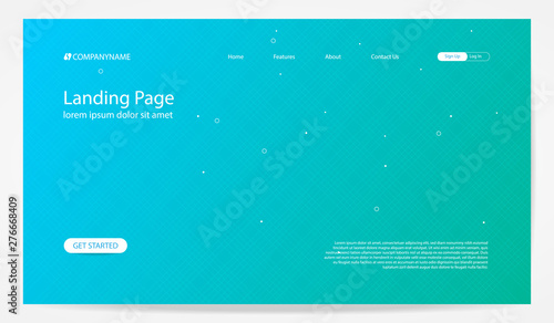 Tosca color landing page background template