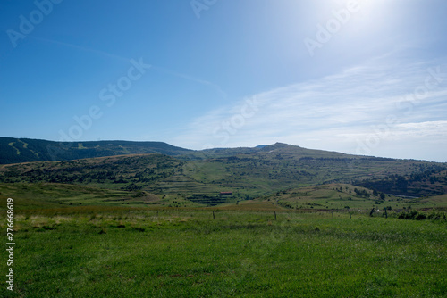 Valdelinares mountains in summer a sunny day