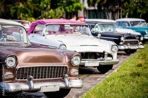 Classic cars in Havana  Cuba
