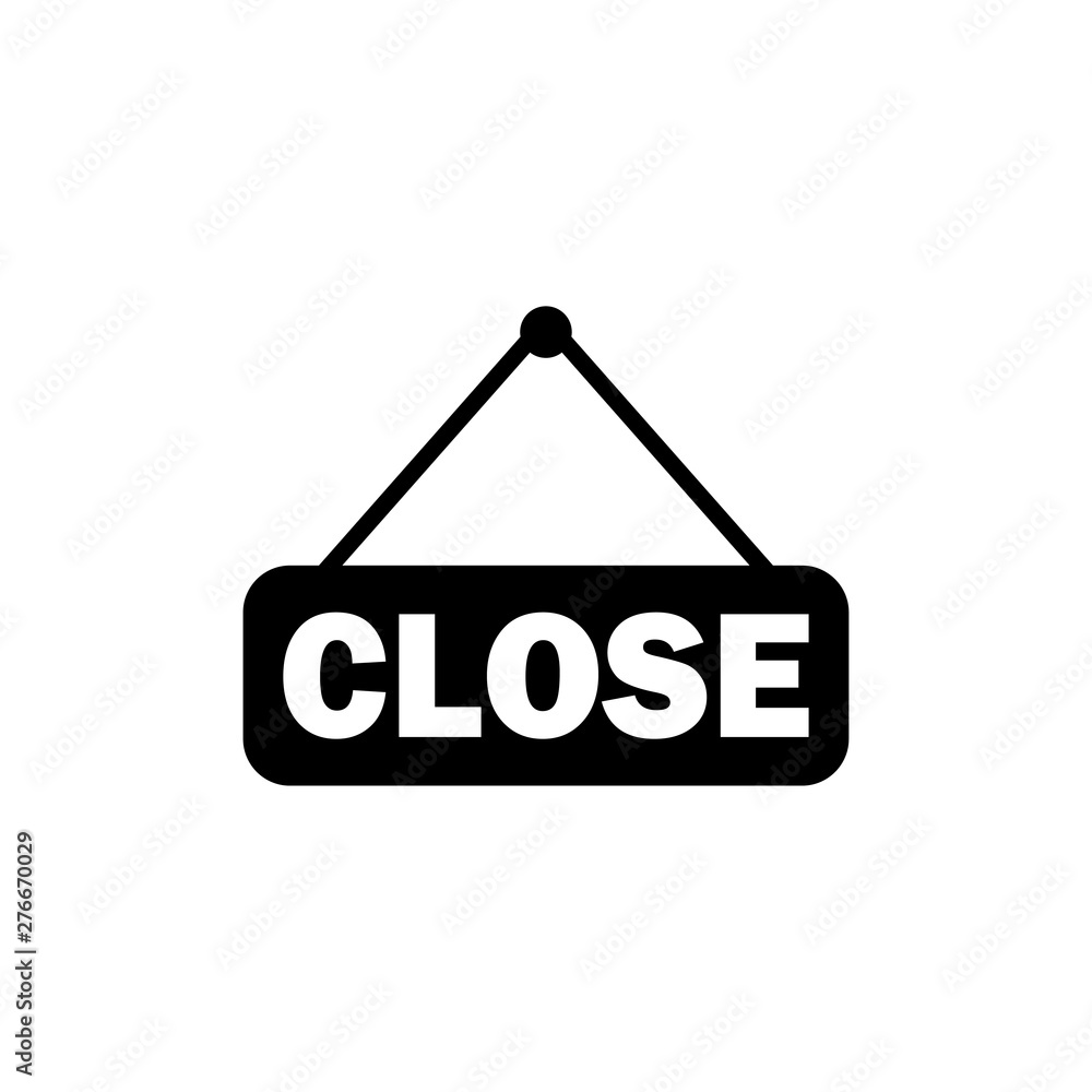Close symbol icon vector illustration Close symbol icon vector illustration