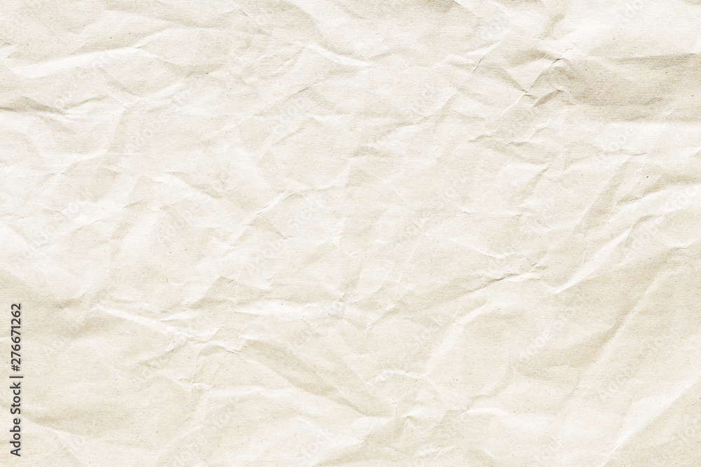 Obraz premium crumpled brown paper background texture
