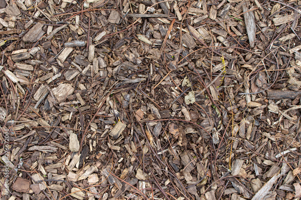 Texture Ground Woodchips Brown