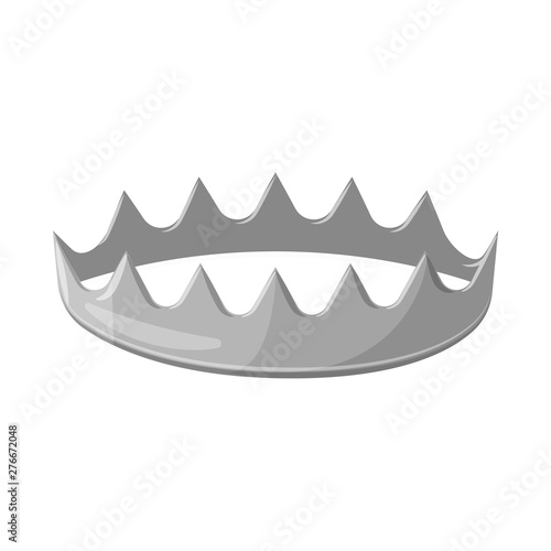 Vector design of jewel and vip icon. Collection of jewel and nobility stock vector illustration.