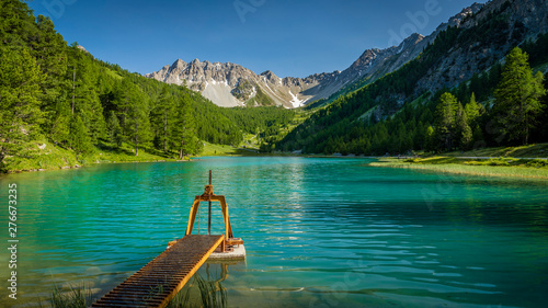 Εκτύπωση καμβά Lac de l'Orceyrette