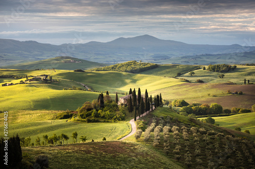 Countryside near Pienza, Tuscany, Italy photo