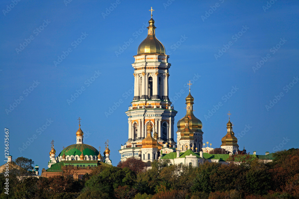 Kiev Pechersk (Kyiv Pechersk) Lavra monastery and it’s bell tower (Great Belfry). Historical and cultural reserve – UNESCO object  