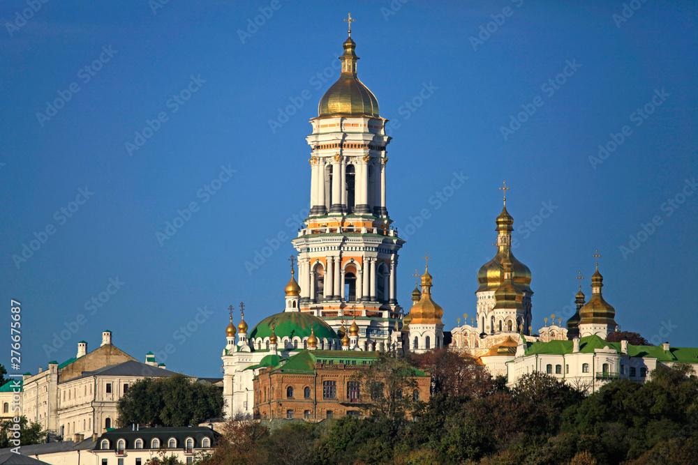 Kiev Pechersk (Kyiv Pechersk) Lavra monastery and it’s bell tower (Great Belfry). Historical and cultural reserve – UNESCO object  