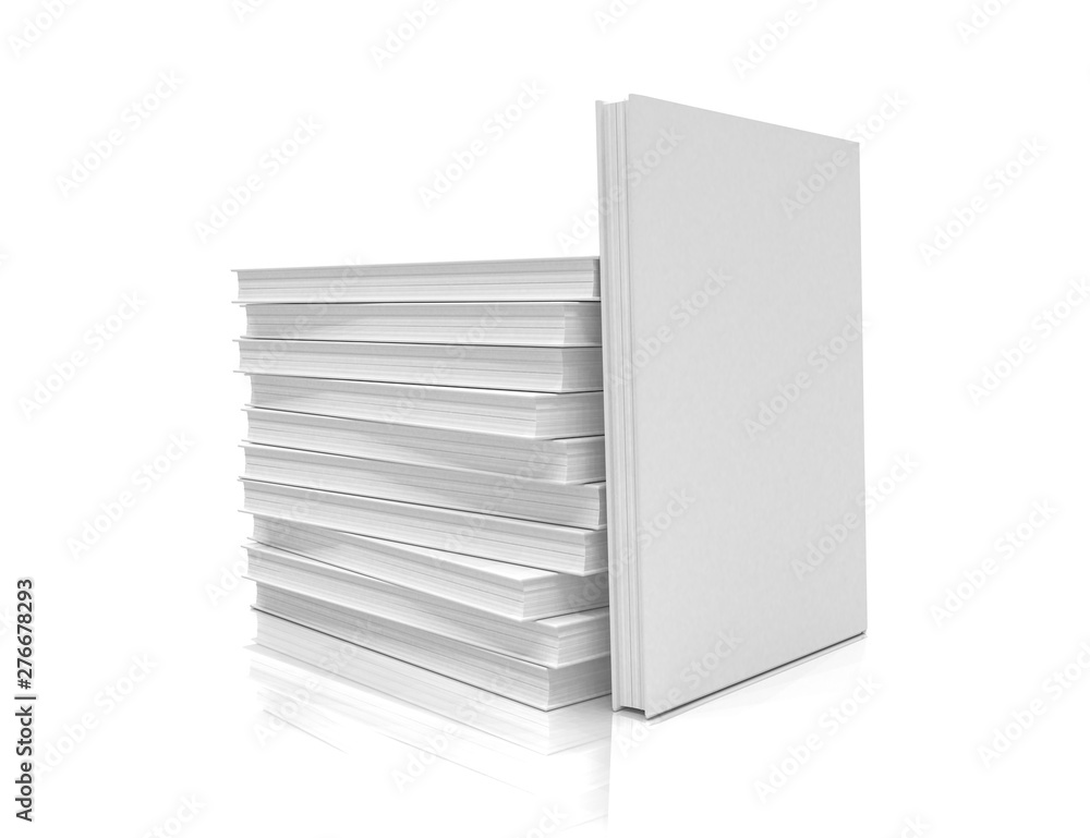 3d Illustration - Bücherstapel - Freisteller 3d Illustration - Bücherstapel - Freisteller