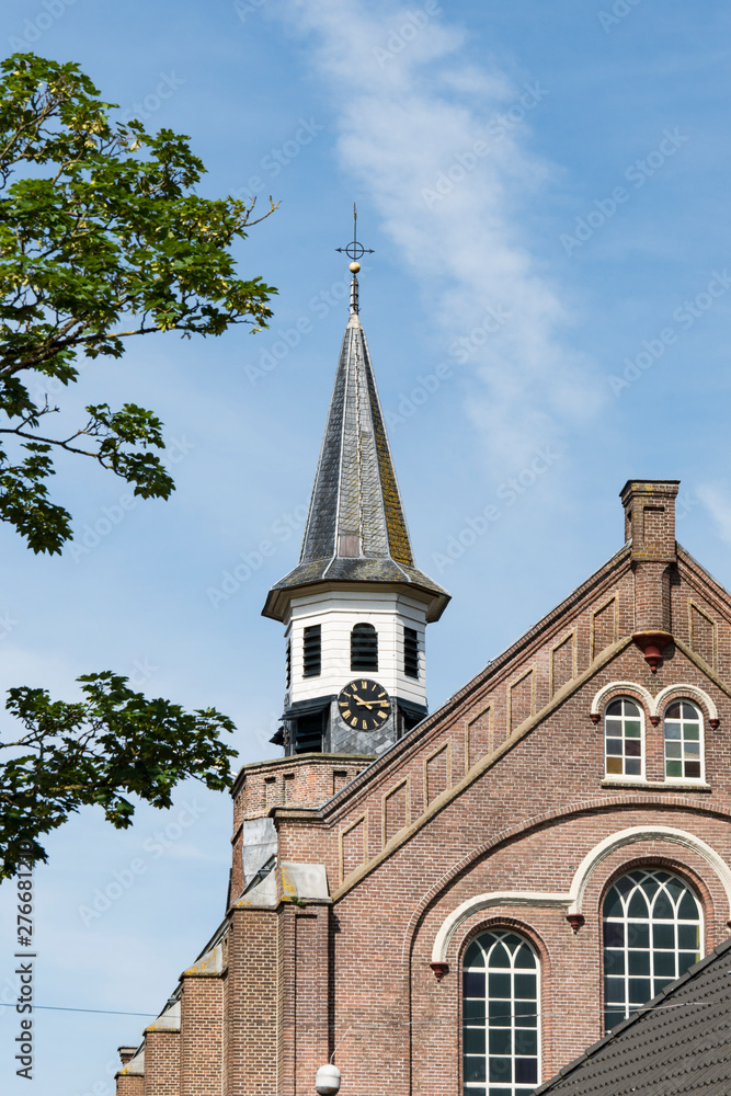 tower of church in Nunspeet, The Netherlands