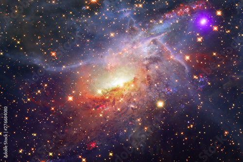 Amazing galaxy. Stars, nebula and gas. The elements of this image furnished by NASA.