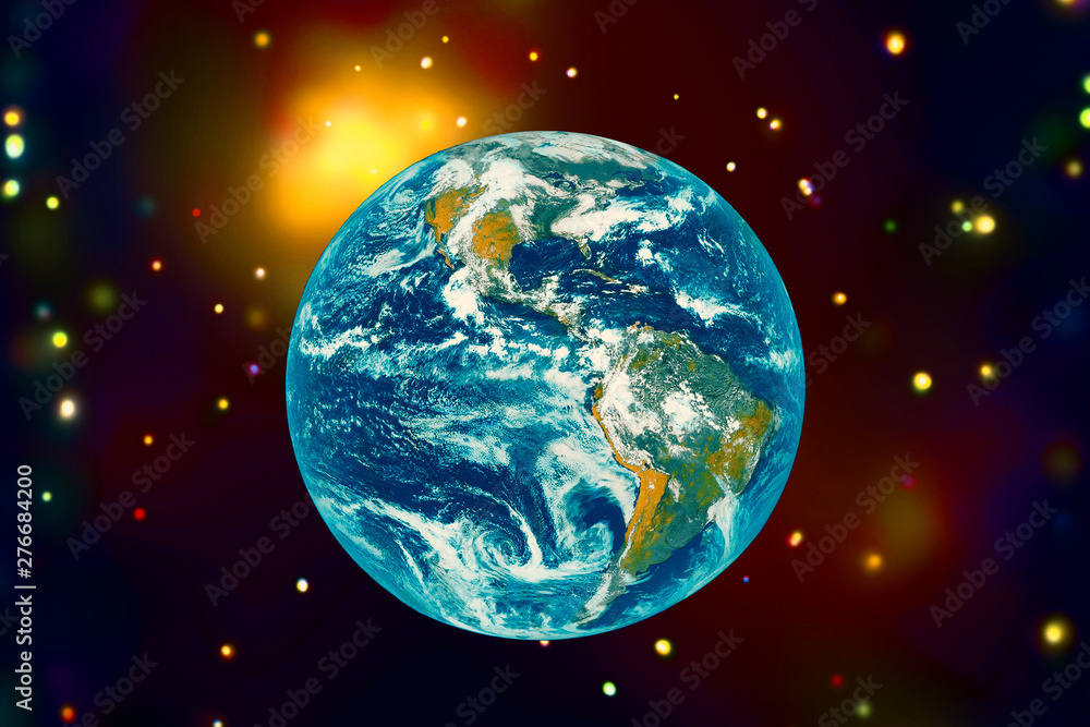 Planet earth in space, full photo. The elements of this image furnished by NASA. Planet earth in space, full photo. The elements of this image furnished by NASA.