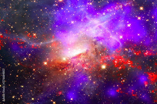 Amazing galaxy. Stars  nebula and gas. The elements of this image furnished by NASA.