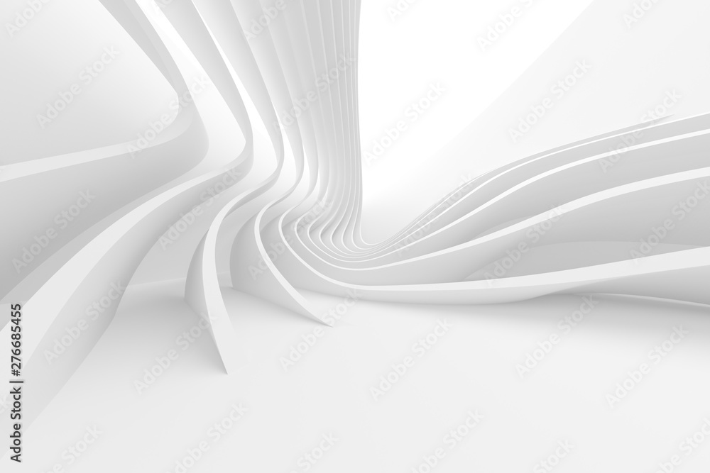 Naklejka premium Abstract Technology Background. Minimal Architecture Design