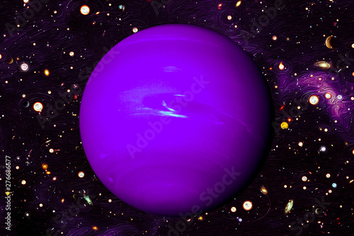 Neptune. Planet of the solar system. The elements of this image furnished by NASA.