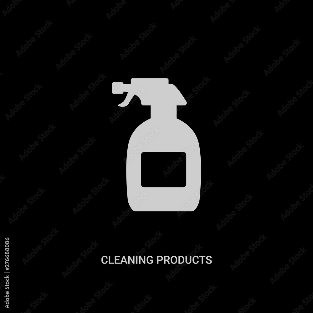 white cleaning products vector icon on black background. modern flat cleaning products from cleaning concept vector sign symbol can be use for web, mobile and logo. white cleaning products vector icon on black background. modern flat cleaning products from cleaning concept vector sign symbol can be use for web, mobile and logo.