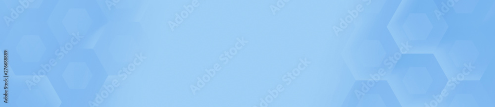 Light blue background for wide banner - digital illustration