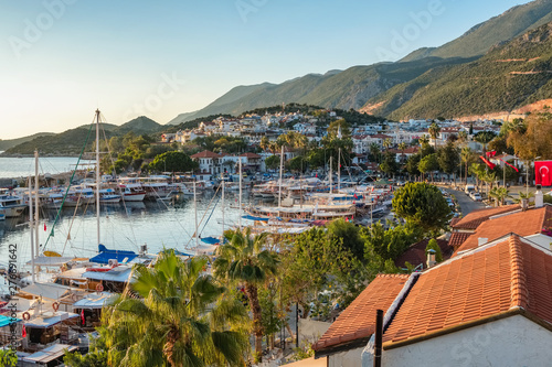Fototapeta Naklejka Na Ścianę i Meble -  Beautiful mediterranean town Kas in Turkey.