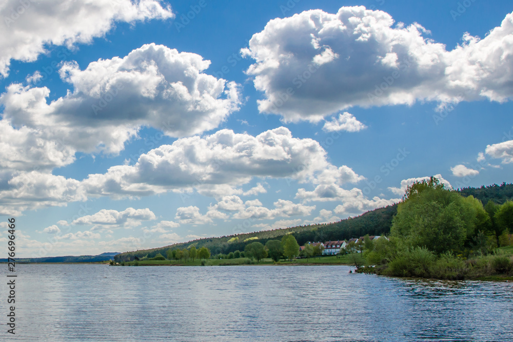 Lake Brombaсhsee in Germany in spring Lake Brombaсhsee in Germany in spring